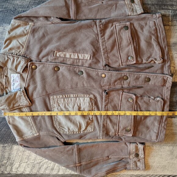 We the Free People Saturday Utility Jacket XS Brown Tan - Picture 7 of 9